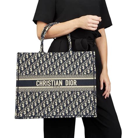 christian dior dior oblique book tote|dior book tote personalized.